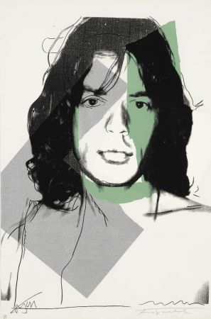 Sérigraphie Warhol - Mick Jagger (FS II.138)
