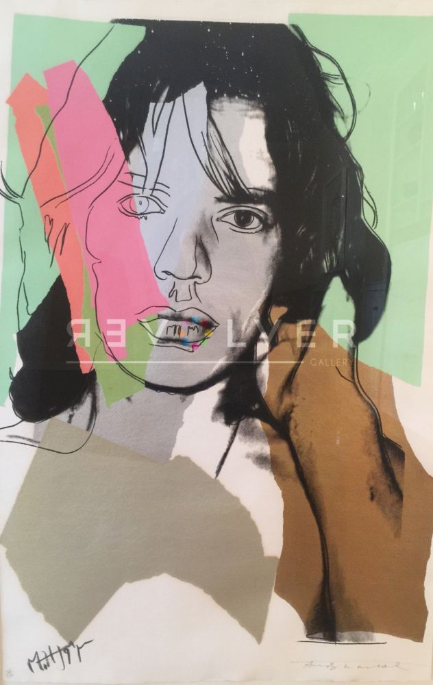 Sérigraphie Warhol - Mick Jagger (FS II.140)