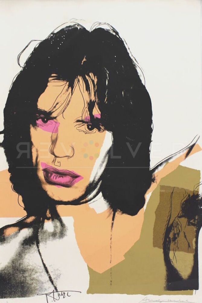 Sérigraphie Warhol - Mick Jagger (FS II.141) 