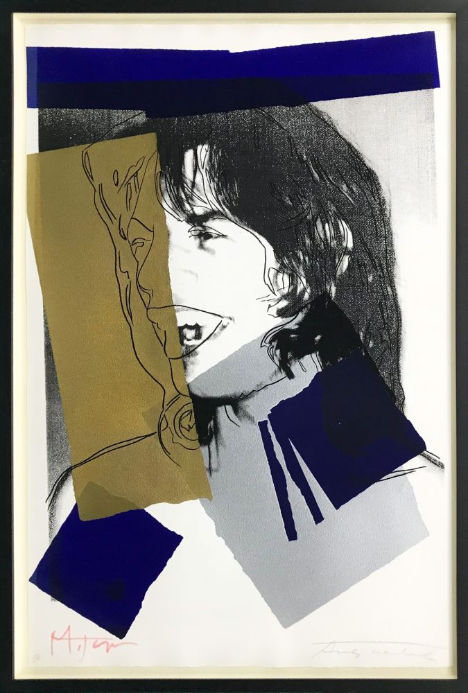 Sérigraphie Warhol - MICK JAGGER FS II.142