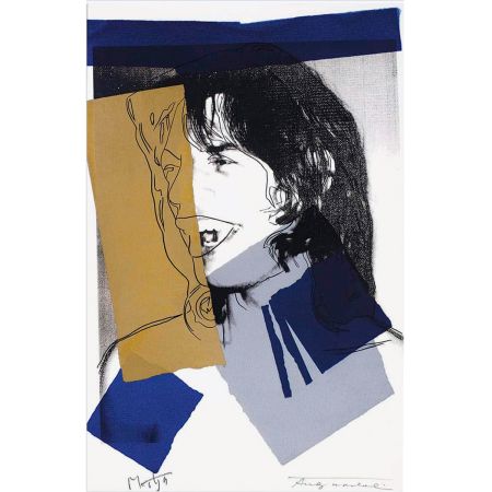 Sérigraphie Warhol - Mick Jagger (FS II.142)