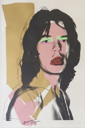 Sérigraphie Warhol - Mick Jagger (FS II.143) 