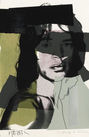 Sérigraphie Warhol - Mick Jagger (FS II.145)