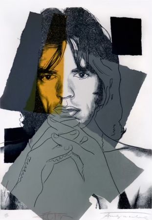 Sérigraphie Warhol - Mick Jagger, FS II.147