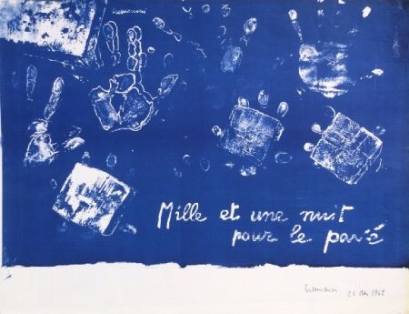 Lithographie Cremonini - Mille et une nuits pour le pavé