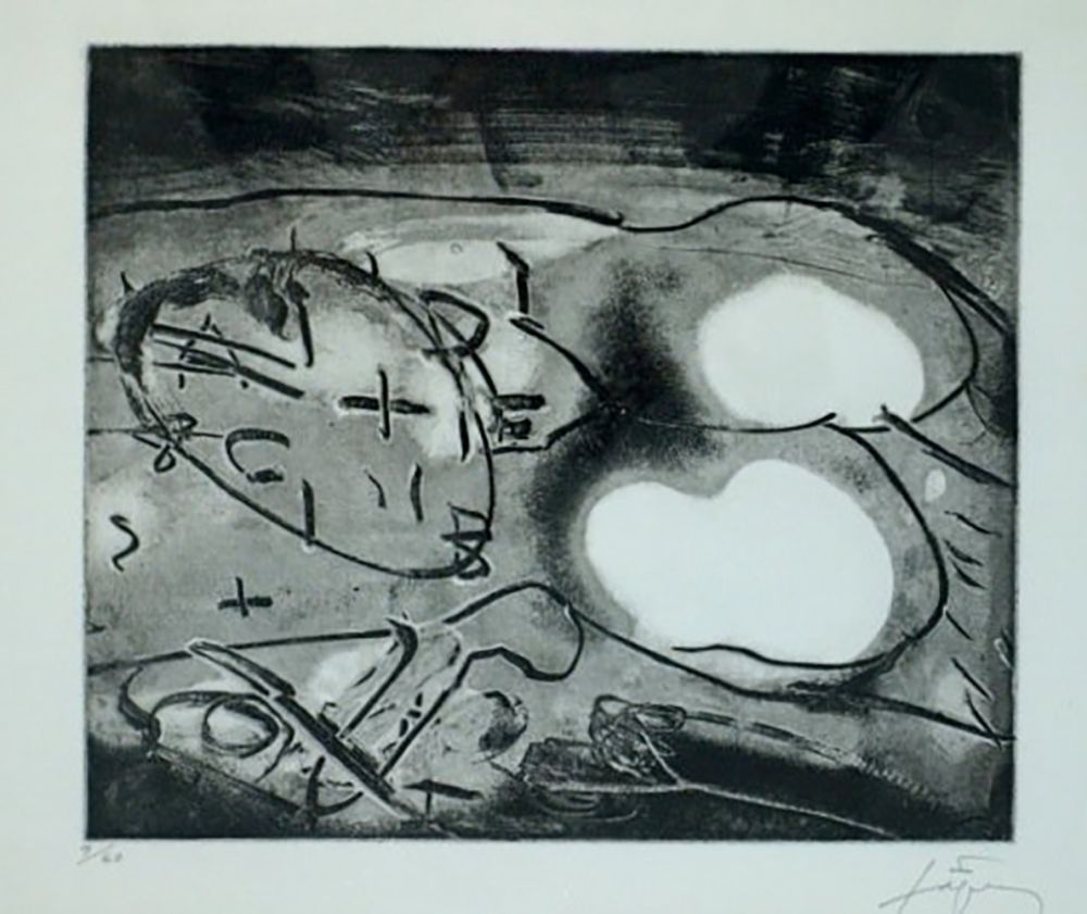 Gravure Tàpies - Minor VI