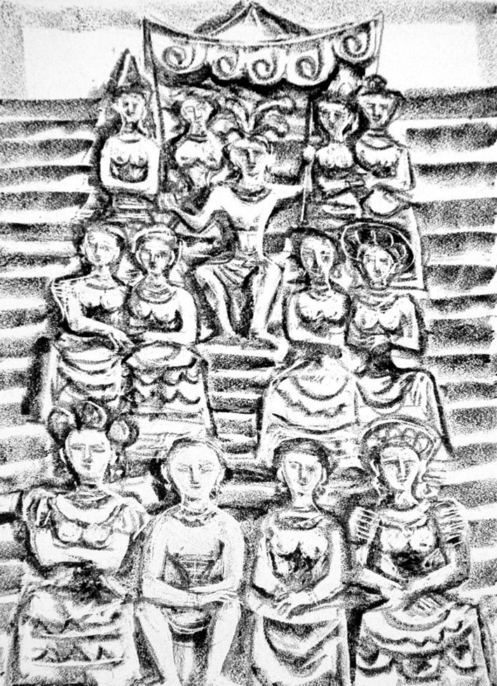 Lithographie Campigli - Minosse