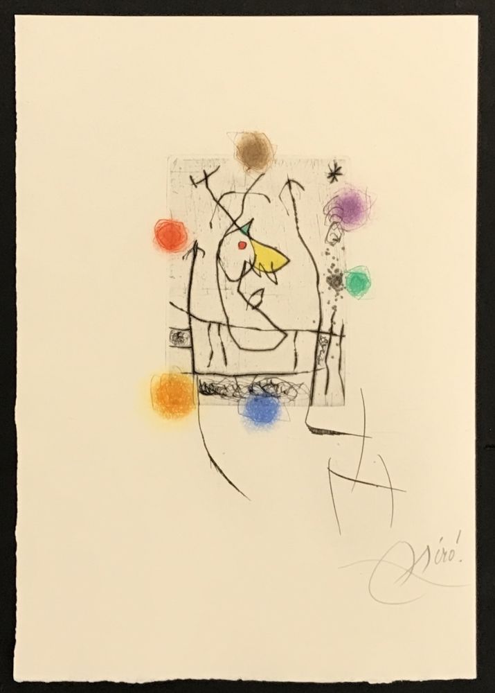 Gravure Miró - Miranda et la Spirale Complete Suite (Illustrated Book)