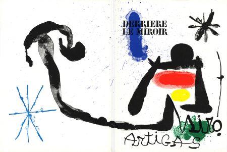 Livre Illustré Miró - MIRO - ARTIGAS, Terres de grand feu. Derrière le Miroir n° 139-140. Juin-Juillet 1963.