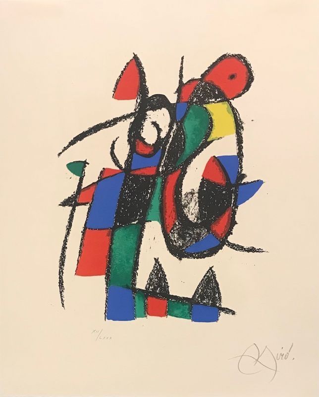 Lithographie Miró - Miro Lithographe II 