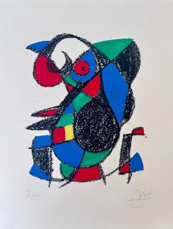 Lithographie Miró - Miro Lithographe II planche 12 