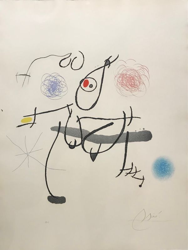 Eau-Forte Et Aquatinte Miró - Miro à l'encre 