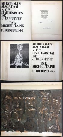 Livre Illustré Dubuffet - MIROBOLUS, MACADAM & Cie, HAUTESPATES DE J.D. (1946)