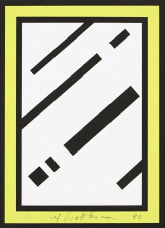 Sérigraphie Lichtenstein - Mirror