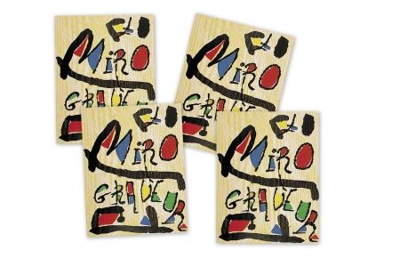 Livre Illustré Miró - MIRÓ GRABADOR - 4 VOL. (1928 - 1983) Catalogue raisonné engravings of Joan Miró