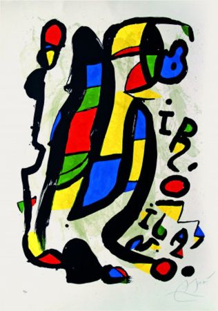 Lithographie Miró - Mirò Milano