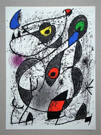 Lithographie Miró - Miró a l'encre