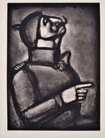 Gravure Rouault - Miser W. 156