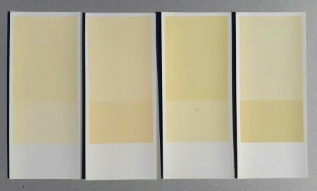 Lithographie Calderara - Misura, luce, colore