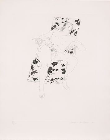 Eau-Forte Et Aquatinte Hockney - Mo Asleep