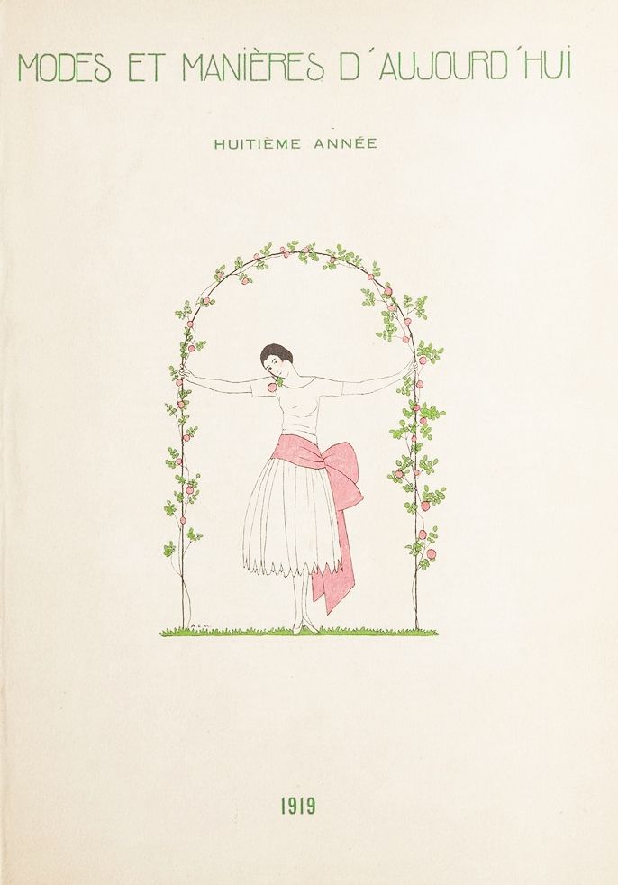 Livre Illustré Marty - MODES ET MANIÈRES D'AUJOURD' HUI. Huitième Année. 1919