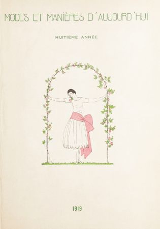 Livre Illustré Marty - MODES ET MANIÈRES D'AUJOURD' HUI. Huitième Année. 1919