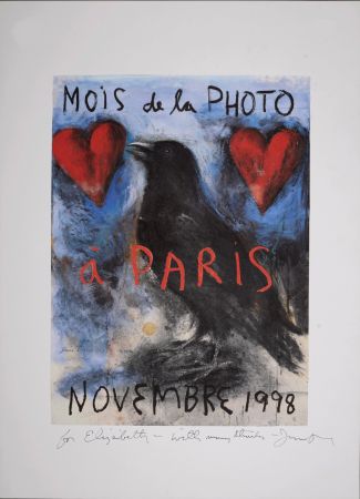 Sérigraphie Dine - Mois de la photo, 1998 - Hand-signed and dedicated!