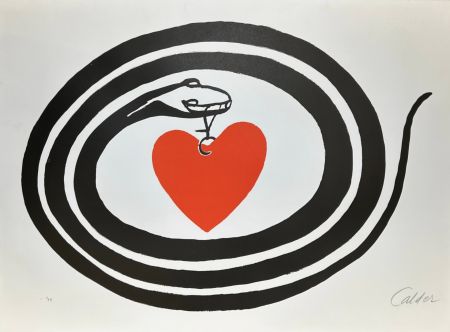 Lithographie Calder - Mois Mondial du Coeur
