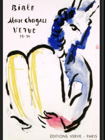Lithographie Chagall - MOISE EDITION VERVE