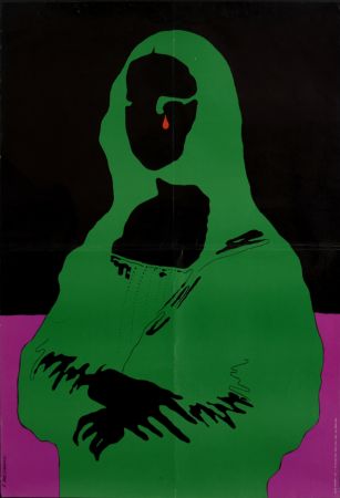 Sérigraphie Cieslewicz  - Mona Lisa, 1968 - Large silkscreen poster (Scarce!)