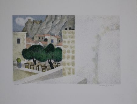 Lithographie Breiter - Monemvasia