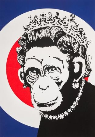 Sérigraphie Banksy - Monkey Queen