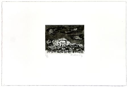 Lithographie Alechinsky - Montagne-Dragon