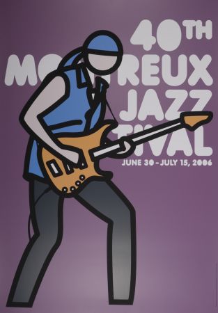 Sérigraphie Opie - Montreux Jazz Festival, 2006