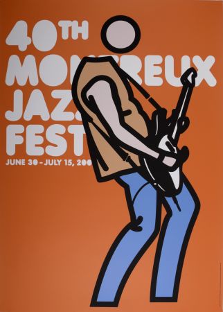 Sérigraphie Opie - Montreux Jazz Festival, 2006