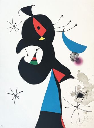 Lithographie Miró - Montroig 4 
