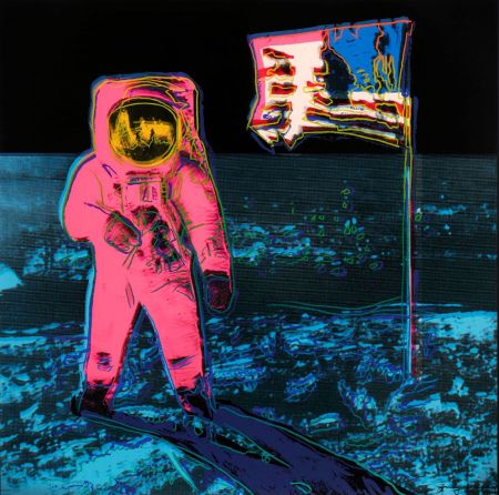 Sérigraphie Warhol - Moonwalk (FS: II. 405 - Pink)