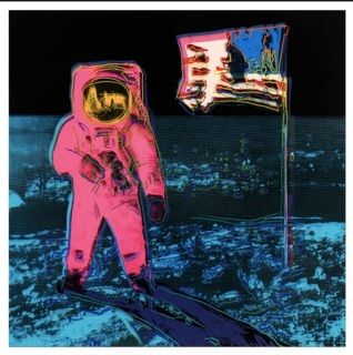 Sérigraphie Warhol - Moonwalk (Pink)