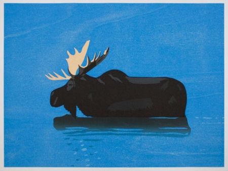 Gravure Sur Bois Katz - Moose