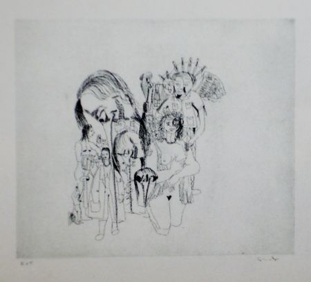 Eau-Forte Et Aquatinte Condo - More sketches of Spain-For Miles Davis 5
