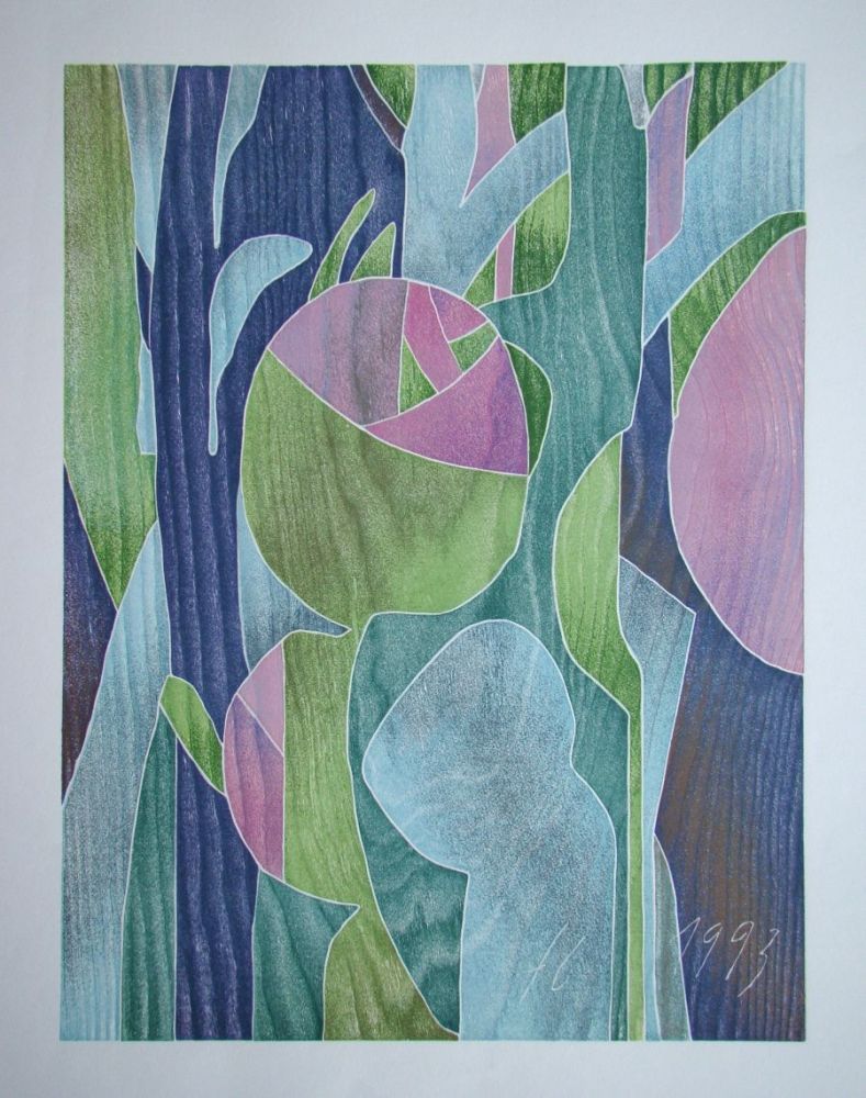Gravure Sur Bois Eggenschwiler - Morgentau