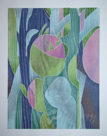 Gravure Sur Bois Eggenschwiler - Morgentau