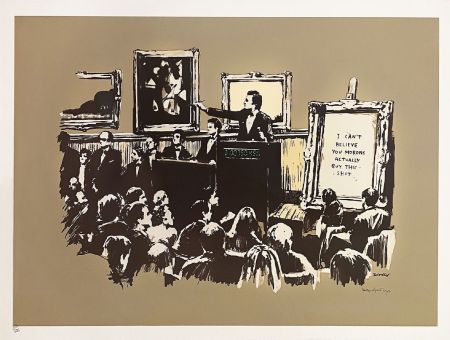 Sérigraphie Banksy - Morons