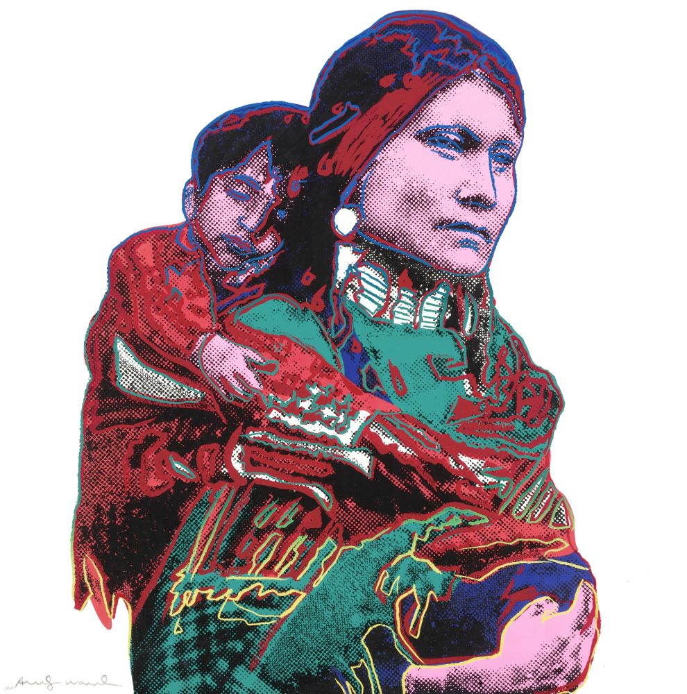 Sérigraphie Warhol - Mother and Child (FS II.383)