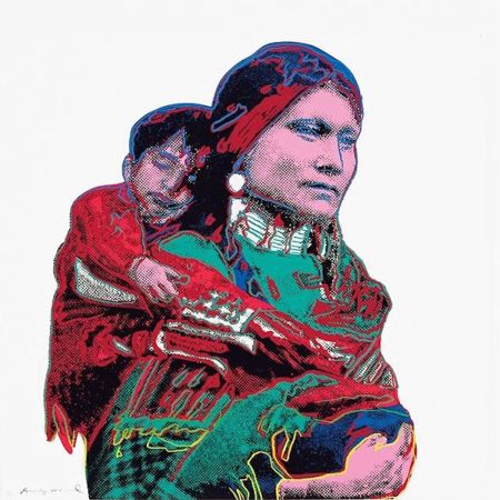 Sérigraphie Warhol - Mother and Child (FS II.383)