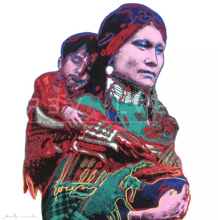 Sérigraphie Warhol - Mother and Child (FS II.383)