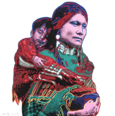 Sérigraphie Warhol - Mother and Child (FS II.383)