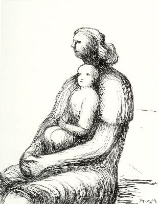 Gravure Moore - Mother and Child XXVII
