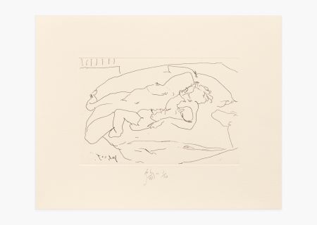 Gravure Flanagan - Mother with suckling child