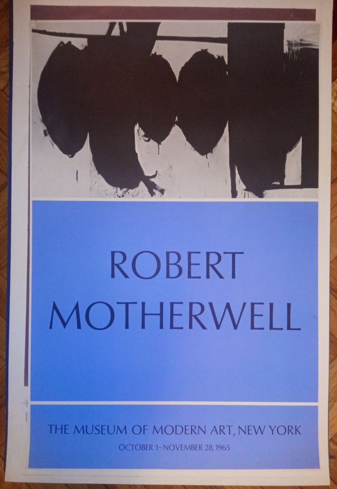 Affiche Motherwell - Motherwell Museum of Modern Art 1965